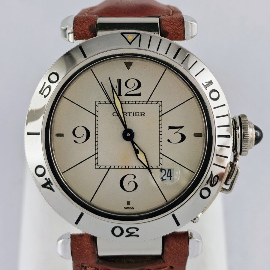 Cartier pasha oro bianco