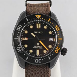 Seiko Marine Master 200 M Black Prospex Watch