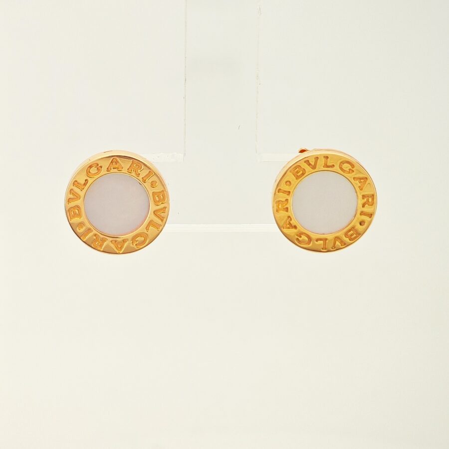 "BVLGARI BVLGARI" in oro rosa e madreperla